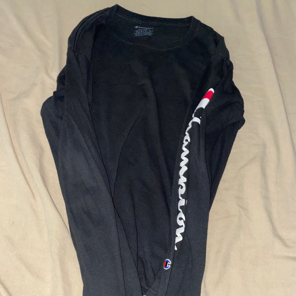 Black Champion Long Sleeve